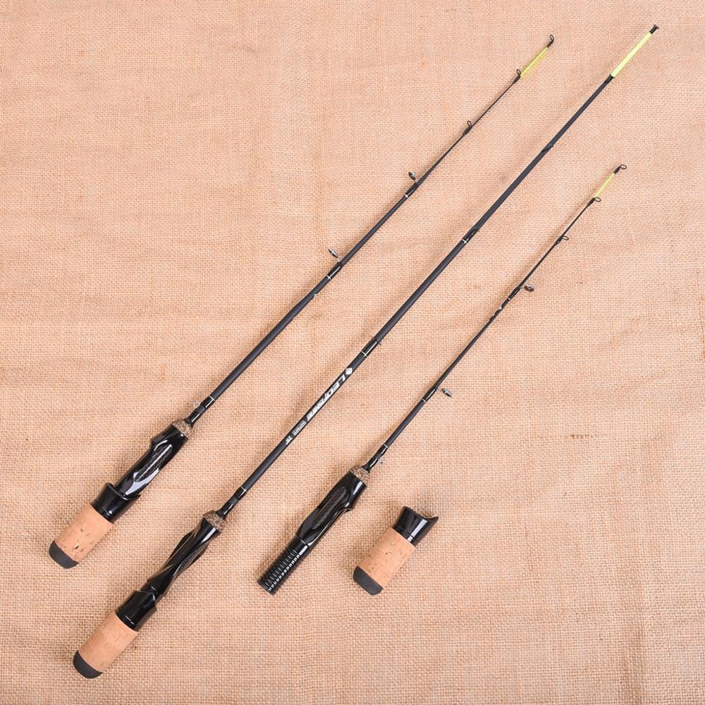 Goture Winter fishing rod Flat Tip Ice Fishing Rod 48cm 63.5cm 71cm Ultralight Carp Perch Pike Jiggjing Fishing Pole