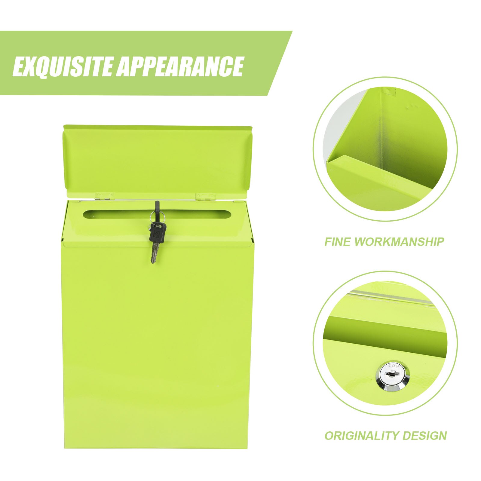 Household Letter Box Wall-mounted Mail Box Multi-function Box Letter Accessory