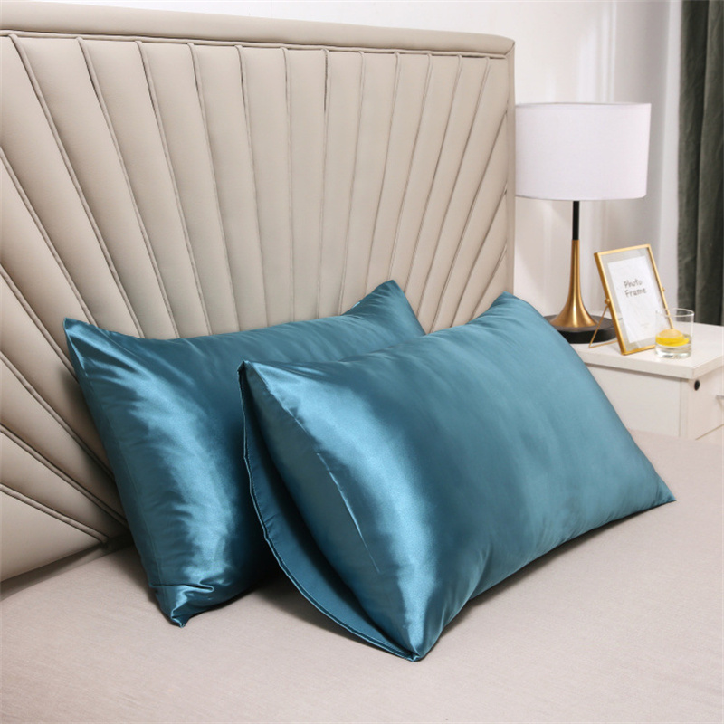 2 stk. pudebetræk, 100%  , satin, hår, skønhed, komfortabelt pudebetræk, boligindretning , 51*76cm: Grøn