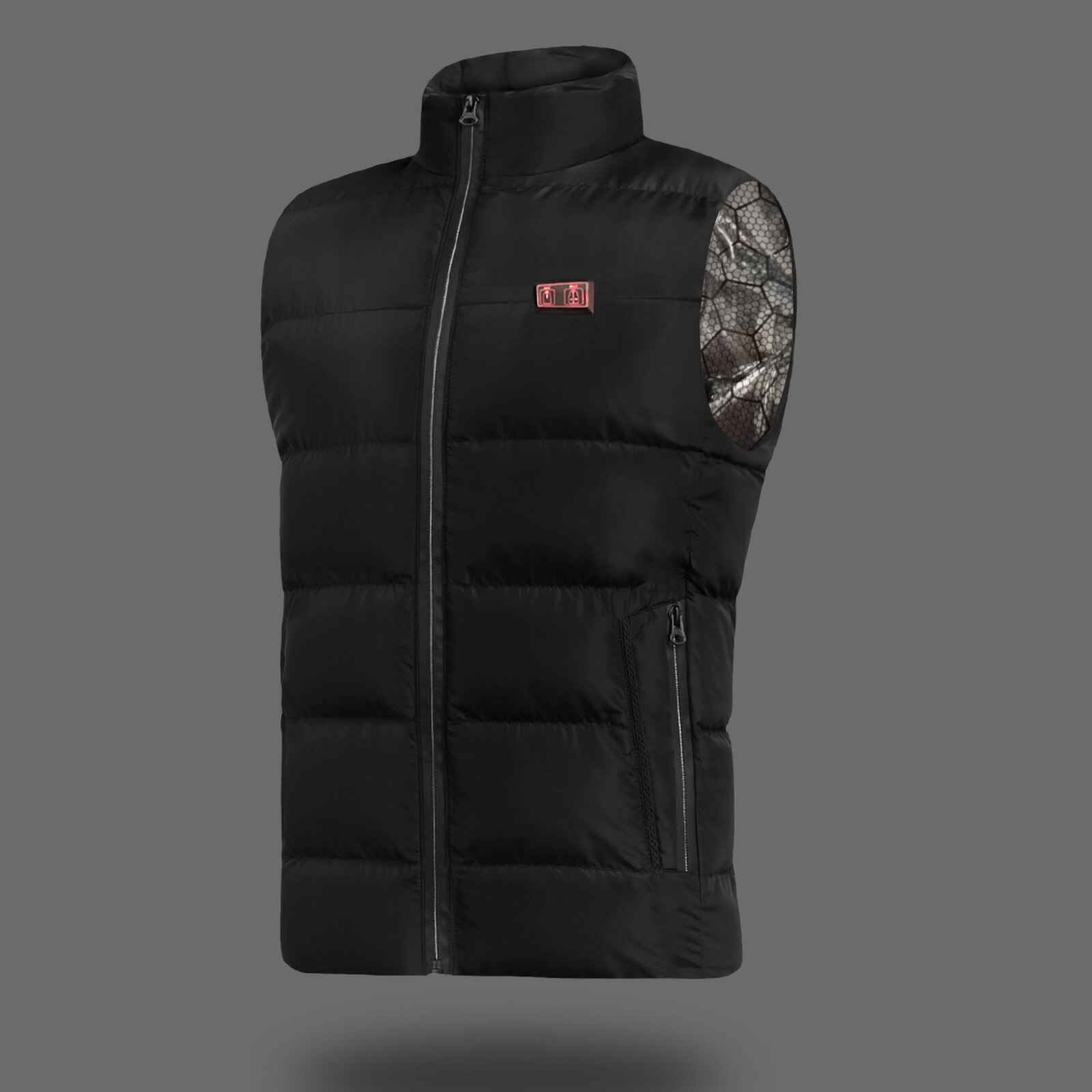 Outdoor Warm Clothing Heated Warm Down Jacket Washable Usb Charging Clothing Graphene Heating Coat Jacket For Riding Skiing#4