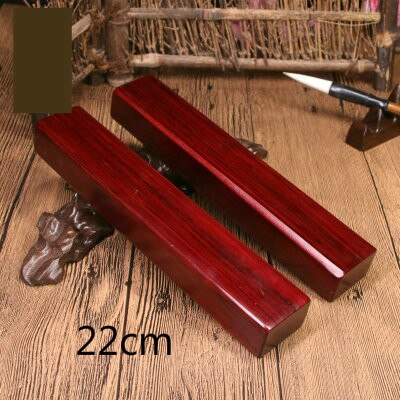 Paperweight Solid Wood Chinese Calligraphy Painting Special Paperweights Chinese High Grade Redwood Classical PaperWeights: 22cm