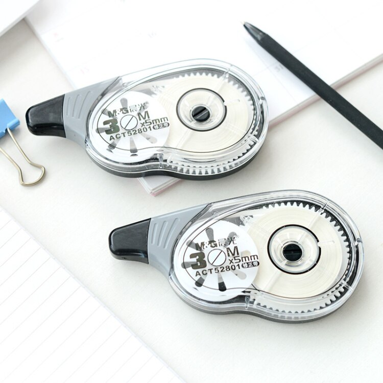 5 sztuk/partia praktyczne taśma korekcyjna wałek 30 m długi biały naklejki studium biurowe narzędzie działać52801