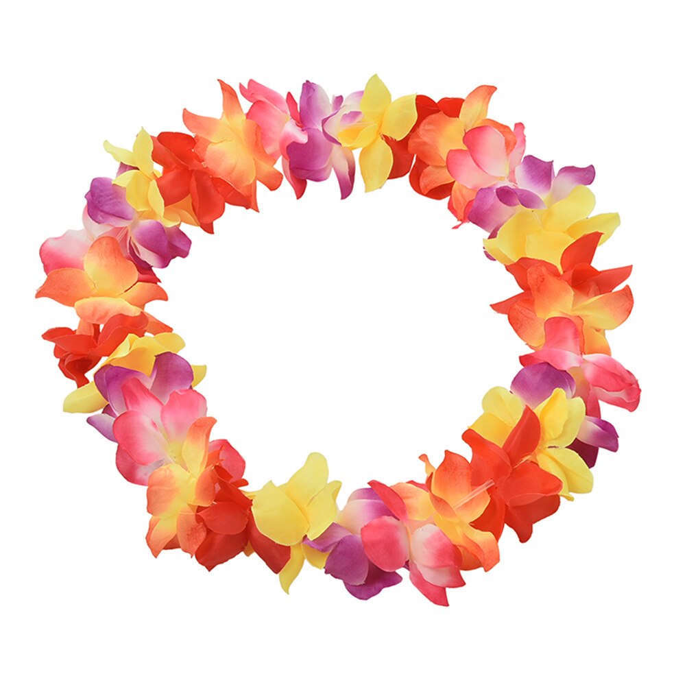 Artificial Flower Necklace Hawaii Beach wreaths Event Party Supplies Cheerleading souvenirs Wedding Party Decorations