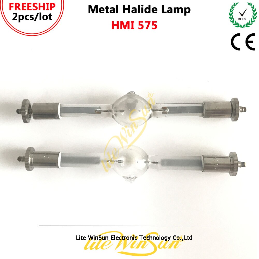 Litewinsune 2pcs HMI575W Stage Lighting Lamp HMI 575W