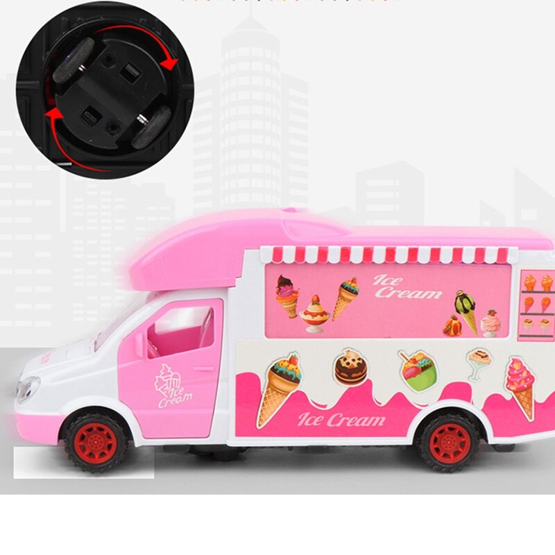 Electric Ice Cream Bar Universal Dining Car Toy Kit DIY Educational Music Projects with Lights Children