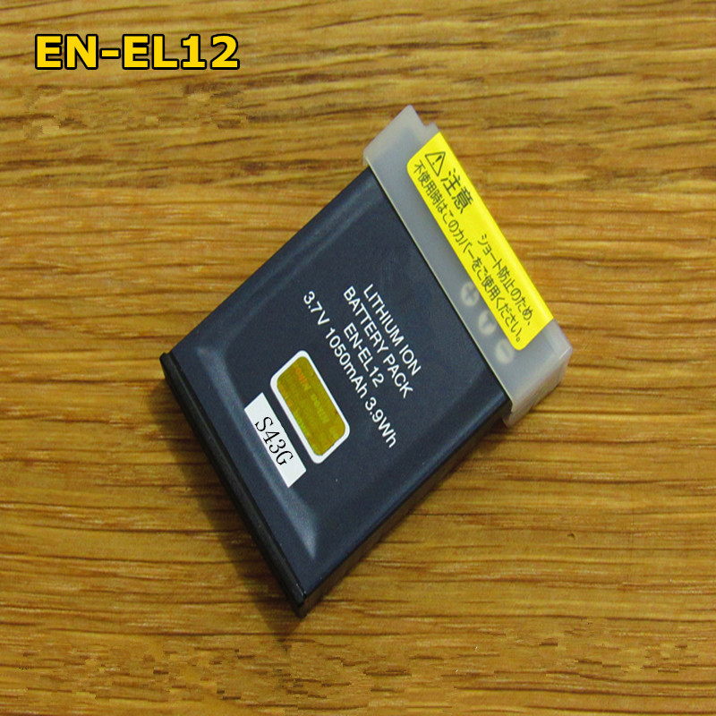EN-EL12 batterij EN EL12 Digitale Camera Batterijen ENEL12 Oplaadbare Batterij voor Nikon CoolPix S610 S610c S620 S630 S710 S1000pj