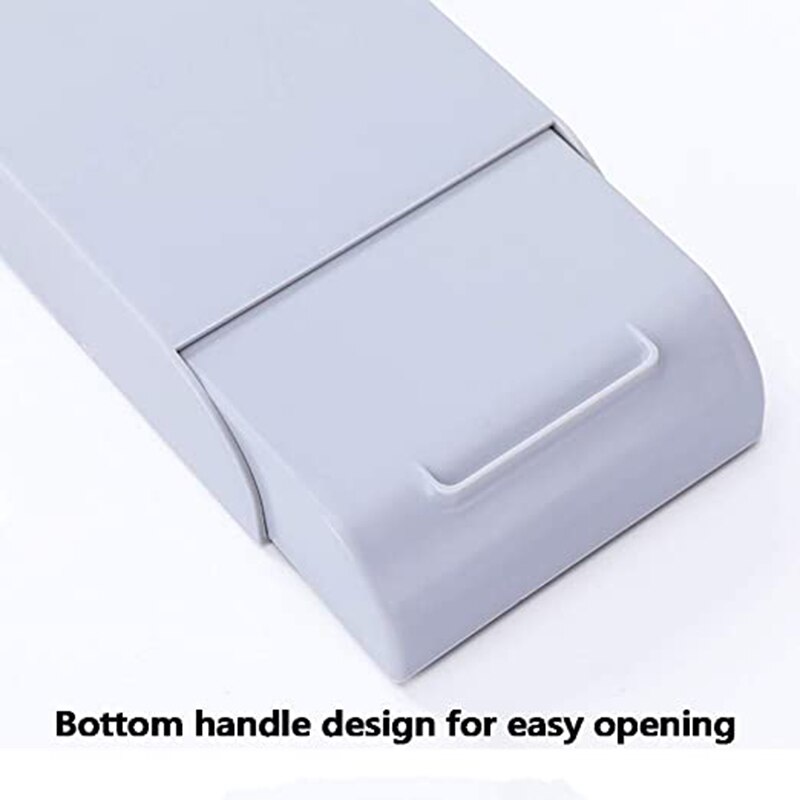 Self Stick Pencil Tray Desk Table Storage Drawer Organizer Box Under Desk Stand Self-Adhesive Under-Drawer Storage