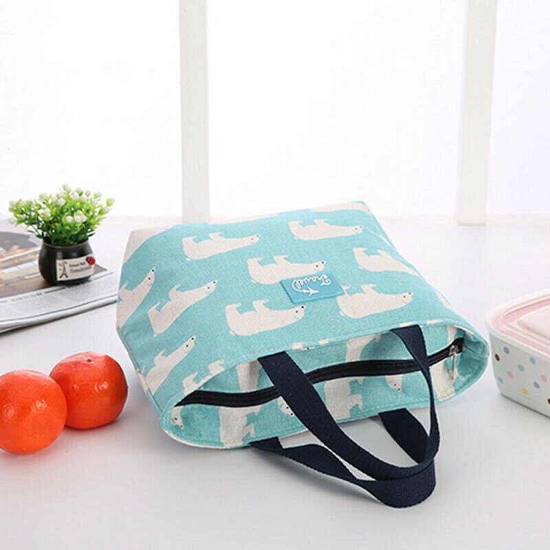 US Large Insulated Lunch Bag Cooler Picnic Travel Food Box Women Tote Carry Bags