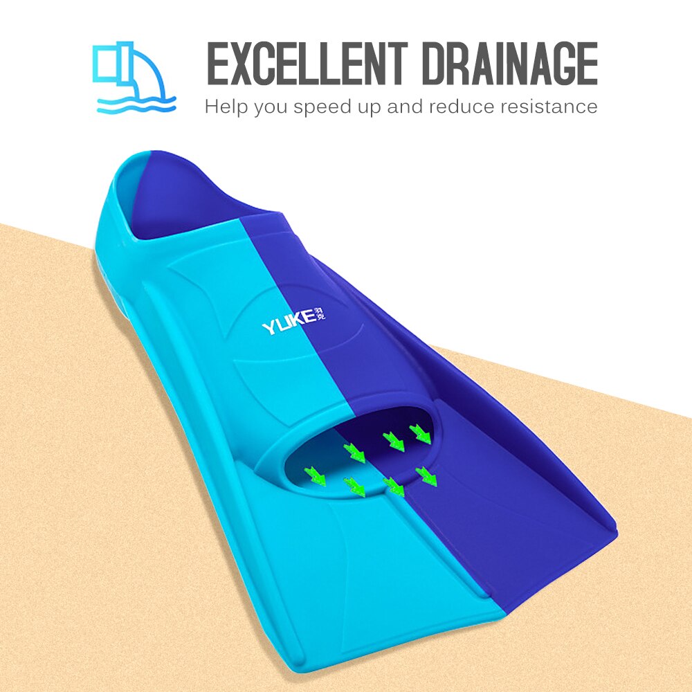 Silicone Snorkeling Fins Short Fins Light Swim Fins Comfortable Scuba Diving Flippers Snorkeling Gear Snorkeling Equipment