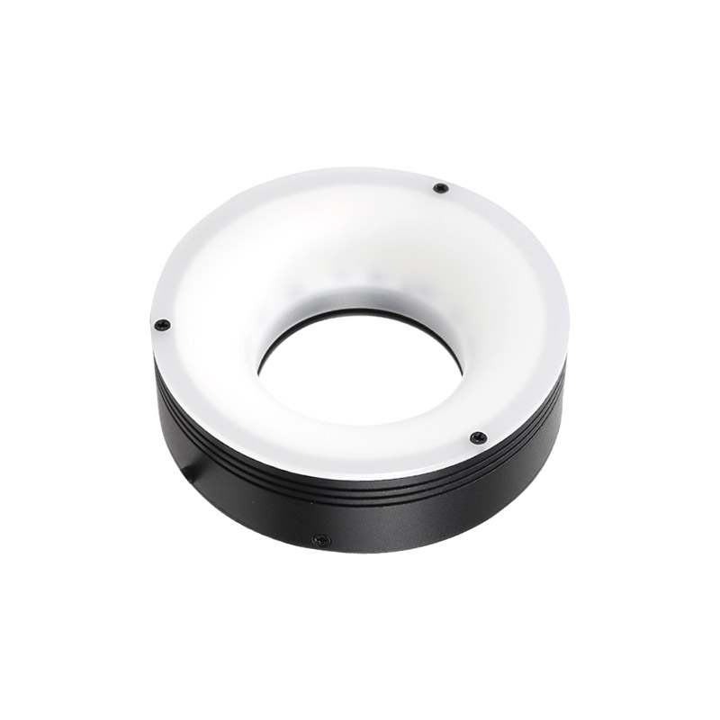 80mm diameter diffuse reflection light source and multi angle circular industrial camera CCD visual automatic detection light so