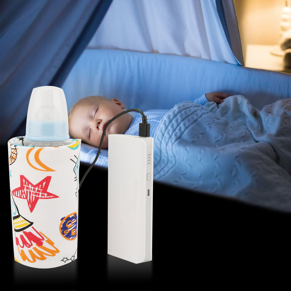 Usb-babyflessenwarmer, melkbekerverwarmer, babyvoedingsfleszak, opberghoes, isolatie, thermostaatzakken, raket