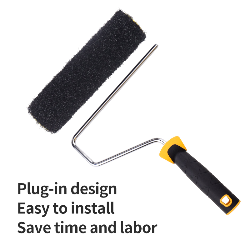 9 pollici struttura rullo spazzola arte colore modello rullo di vernice per parete decorativo zigrinatura artefatto tappeto erboso rullo di seta