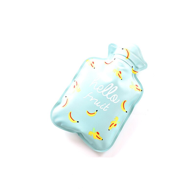 Botella de PVC para terapia de calor, bolsa de agua con dibujos animados para invierno, bolsa terapéutica térmica relajante para aliviar el dolor ^ 1: D