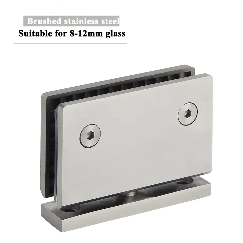 Glass door pivot hinge 360 degree rotation SS304 die-casting shower hinge Display cabinet upper and lower hinge: Bronze