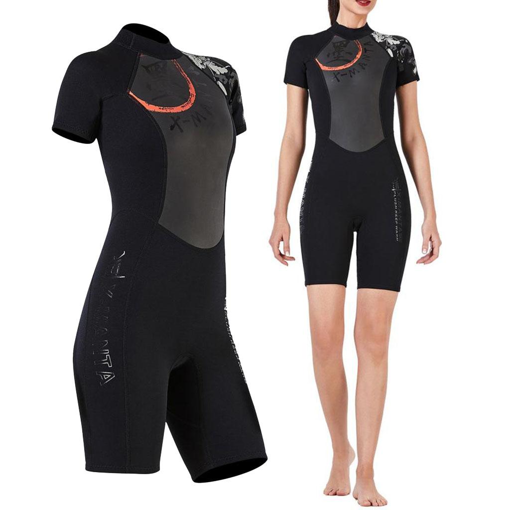 Dames Wetsuits Pak Mouwen 3Mm Neopreen Jeugd Volwassen Duiken