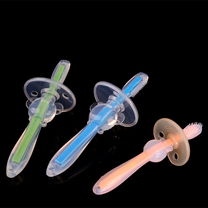 M89CBABY Soft Chewable Bendable Teether Training Toothbrush brush For Infants
