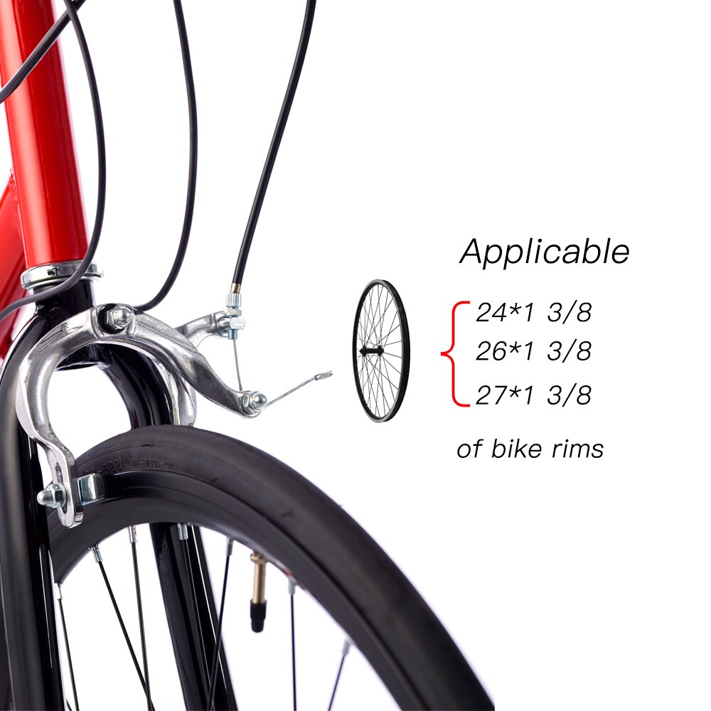 Aluminum Bike U Brake Caliper Front / Rear Long Arm Brake Calipers Aluminum Alloy + Rubber U Brake Calipers Bicycle Accessories