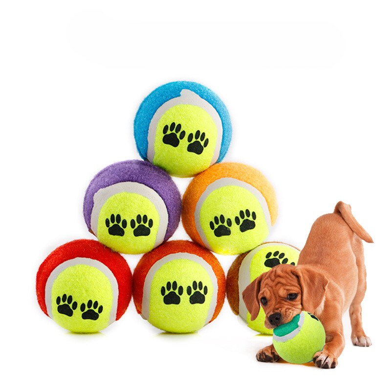 Itstyle ingen elasticitet 60mm tennisbold til tyggetøjsdyr til kæledyr: Type 2