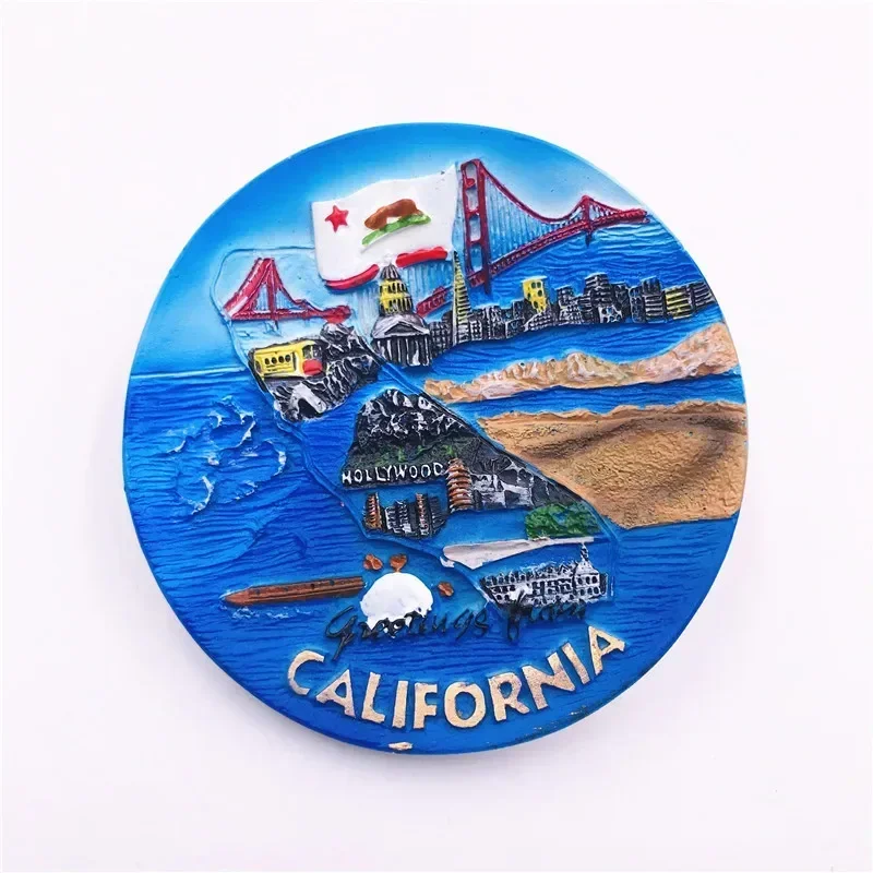 Quaddel Tourismus Kühlschrank Magneten Souvenir Italien Spanien Französisch Dänemark USA Österreich Kanada Australien Norwegen Luxemburg Kühlschrank Aufkleber