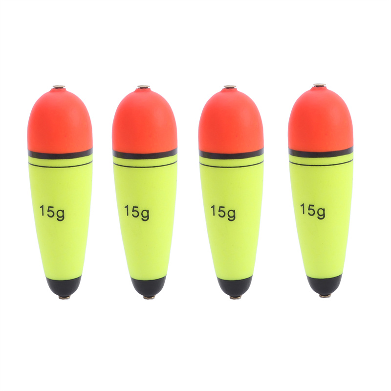 4 pz 10g-120g Schiuma Galleggiante Da Pesca Galleggiante Galleggiabilità EVA Elastico Boya Galleggiante Da Pesca Pesca Alla Roccia Bobber Flotador Peche Boia Affrontare: bianca