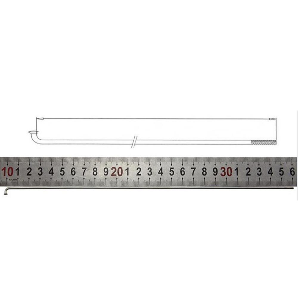 Polkupyörän pinnat 36 kpl pyörän pinnat 14g j taivuta teräksiset polkupyörän pinnat nänneillä 253mm-294mm