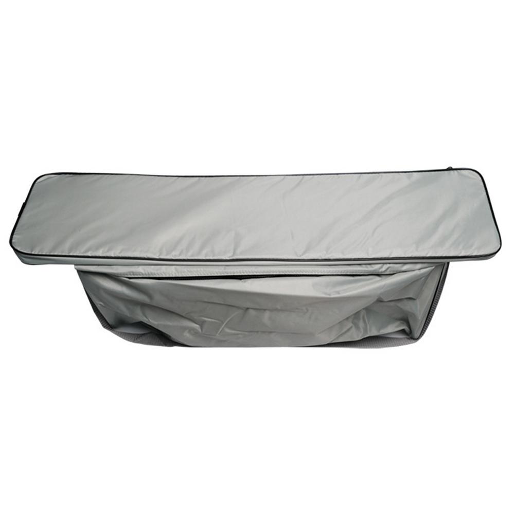 Under Seat Storage Bag Inflatable Boat Bench Seat Cushion Convenient For Keeping Your Large Items: Light Grey