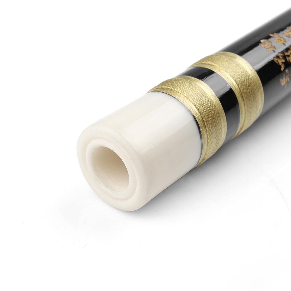 CDEFG Key Black Flute Handmade Bamboo Flute Musical Instrument Flute Dizi with Line also suitable for Beginners