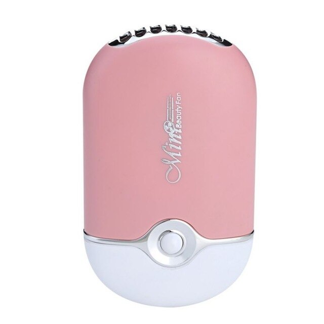 Glamlash usb eyelash mini air condition hårføner vifte vippelim podet dedikert tørketrommel for vippeforlengelser: Rosa