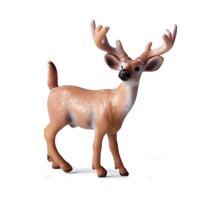 Classic Toy Figures Model Handmade Deer Accessories Boy's Furnishing Science Home Entertainment