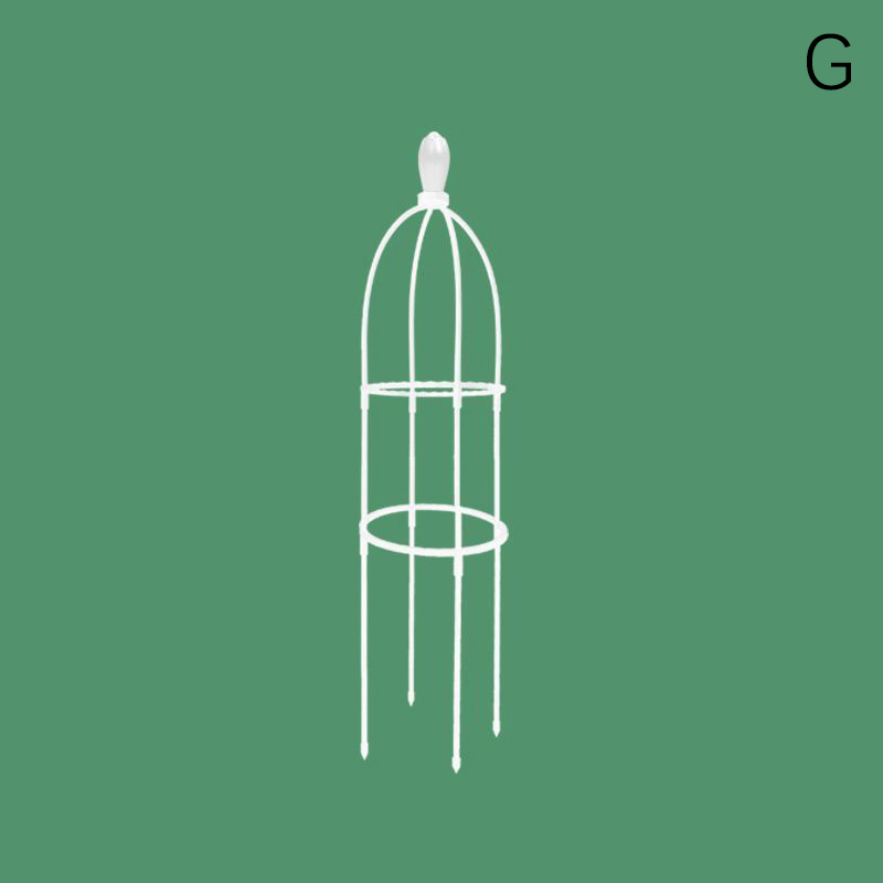 1 Set Klimplant Trellis Tuin Ondersteuning Kooien Voor Bloemen Planten Klimmen Ondersteuning Frame Trellis DIY Wijnstokken Pot Plant Stand: WHITE