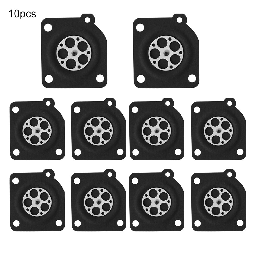 Ensemble de réparation de carburateur ZAMA 180, 10 pièces/lot, membrane de diaphragme doseur, pièces de joint pour ZAMA180 192