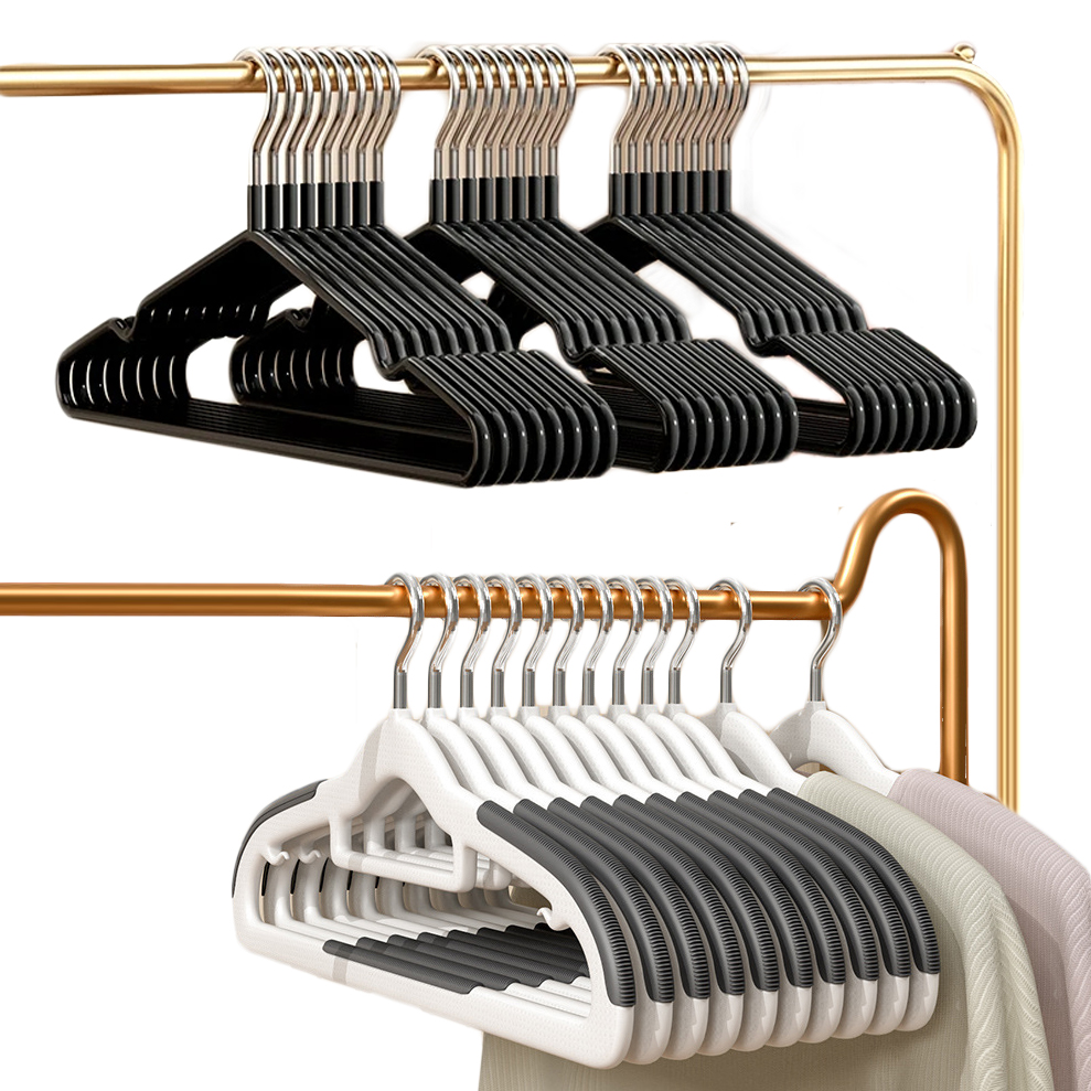 10 pçs roupas cabide de metal doméstico casaco calças cabide traceless antiderrapante cabides duráveis cabides fortes para organização