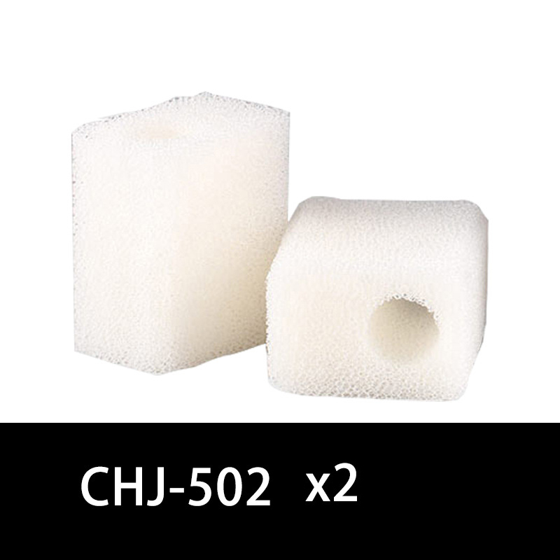 SUNSUN Aquariumfilter voor aquarium Fish Tank Skimmer Biochemische sponsfilter Aquarium Bio Filtr Aquario Filter Katoen: WHITE