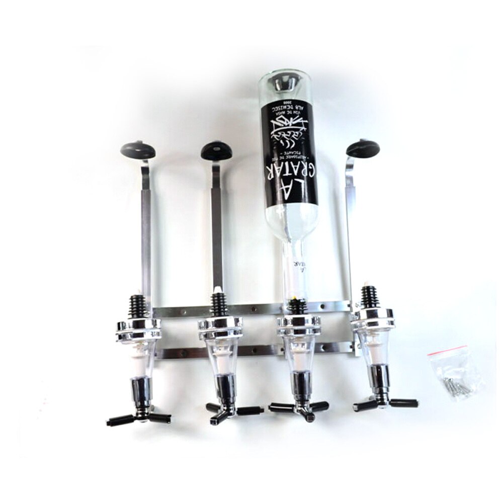Dispenser Machine Wall Mounted 4-station Drinking Pourer Home Bar Tools For Beer Soda Coke Fizzy Soda