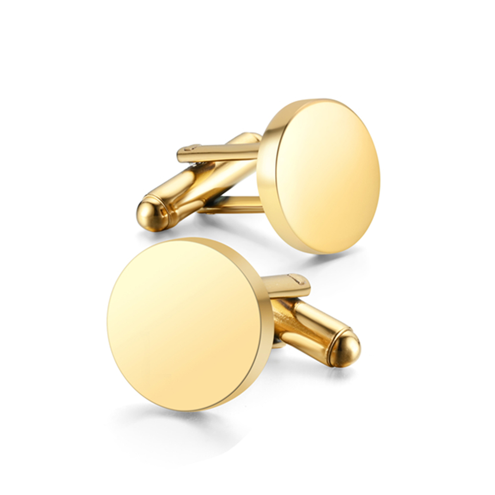 2 Stuks Spiegel Polish Roestvrij Staal Blanco Ronde Manchetknopen Voor Heren Diy Sieraden Kleding Accessoires 15Mm/18Mm/120Mm: Antique Silver Plated