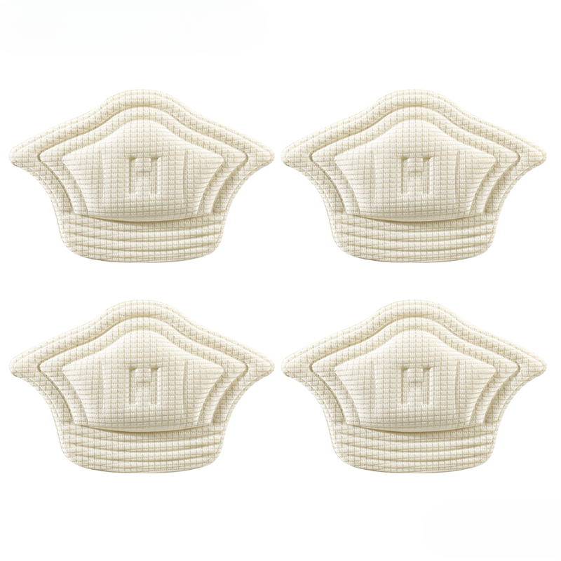 Plantillas para zapatos, almohadillas para el talón para zapatos deportivos, almohadilla para los pies de tamaño ajustable, plantilla protectora para el talón, pegatina trasera, 1/3/5 pares: Gris / 0,5