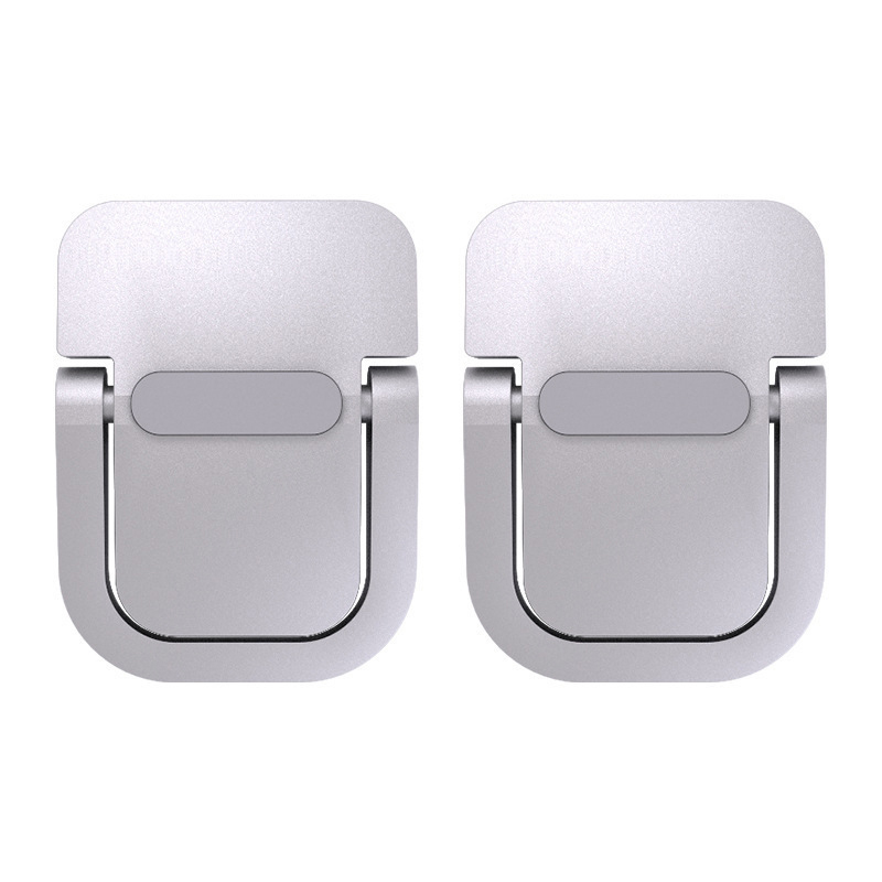 1 Pair Mini Legs For Macbook Pro Huawei Xiaomi Notebook Aluminum Base Support Tools Laptop Stand Radiator For Keyboard Holder: Brown