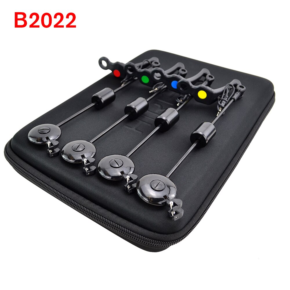 Hirisi LED Carp Fishing Swingers Off Indicator 4 Color In Ritse Case Carp Visuitrusting B2022: Golden