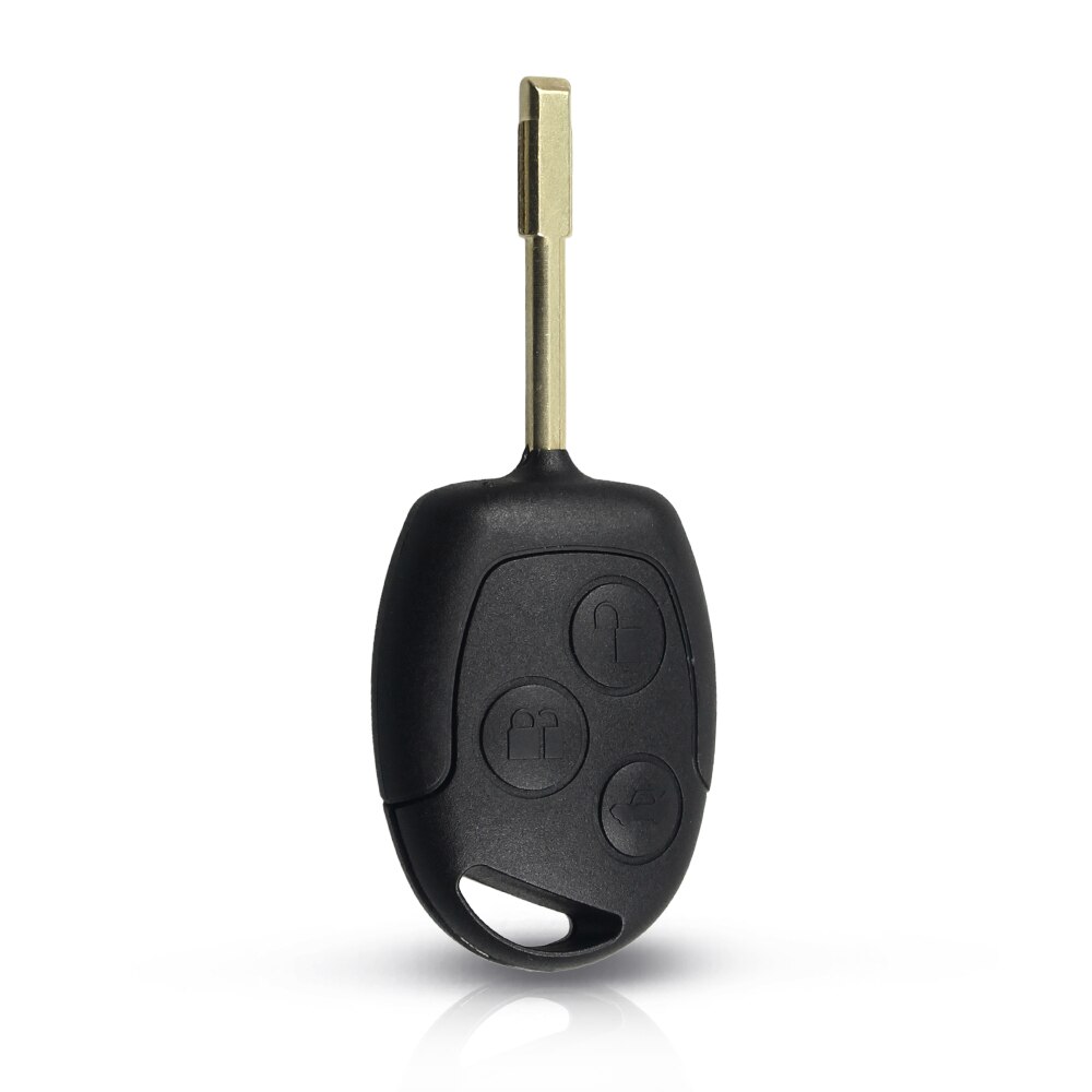 KEYYOU-llave remota de repuesto para coche Ford, transpondedor 4D60/4D63 de 433Mhz para Ford Focus Fusion Mondeo Galaxy, 3 botones, hoja FO21