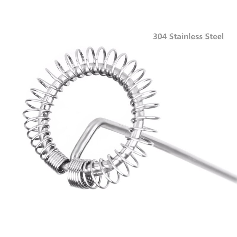 Handheld Milk Frother Coffee Blender Mini Mixing Foamer Egg Beater Battery Operated Electric Foam Maker Double Brush Head Mixer