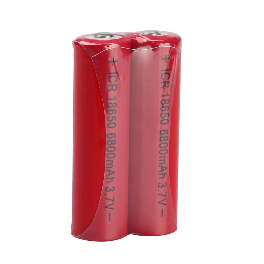 10 pièces 3.7 V 6800 mAH Li-ion Rechargeable 18650 batterie pour lampe de poche torche 17Jul24 directe