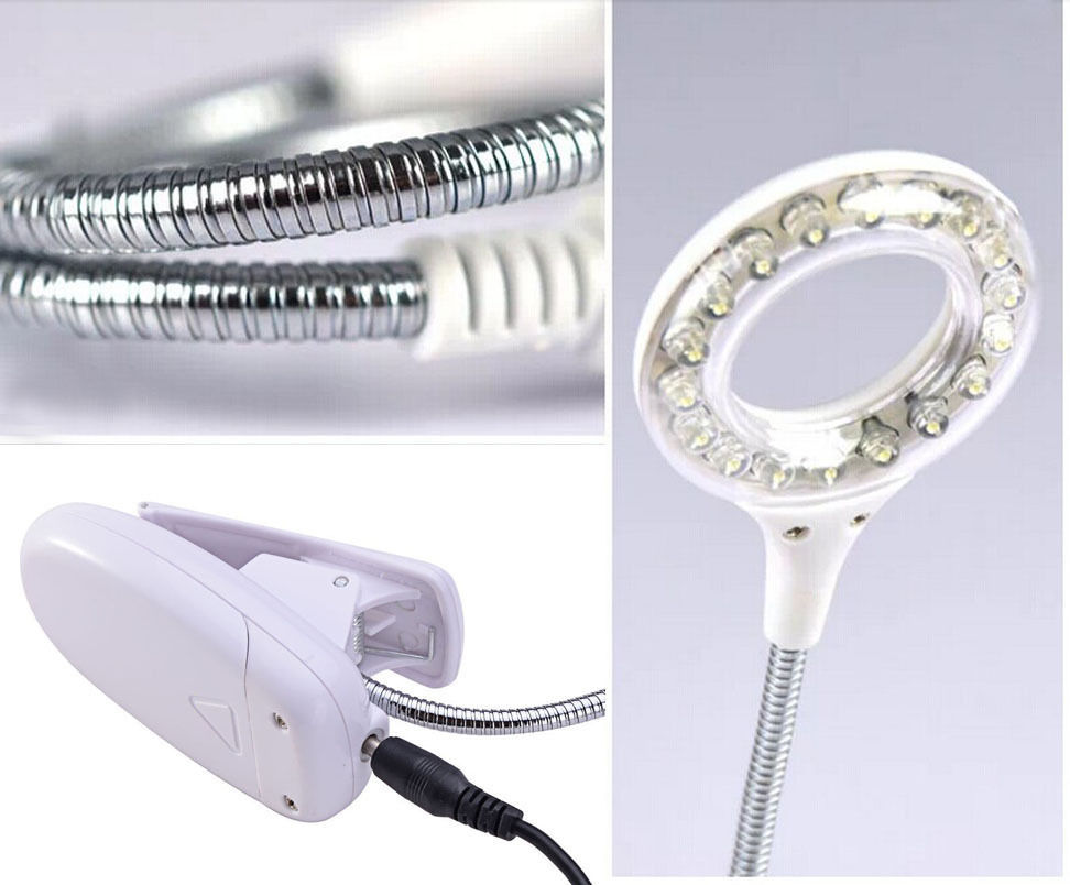 Untcent bright el produkter led lys bog læselampe led clips lys