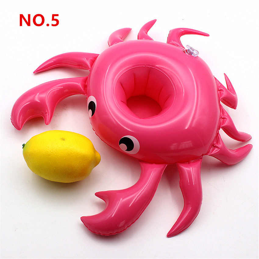 2 STUKS Rode Flamingo Float Opblaasbare BathtubToy Zwembad Party Speelgoed Bekerhouder