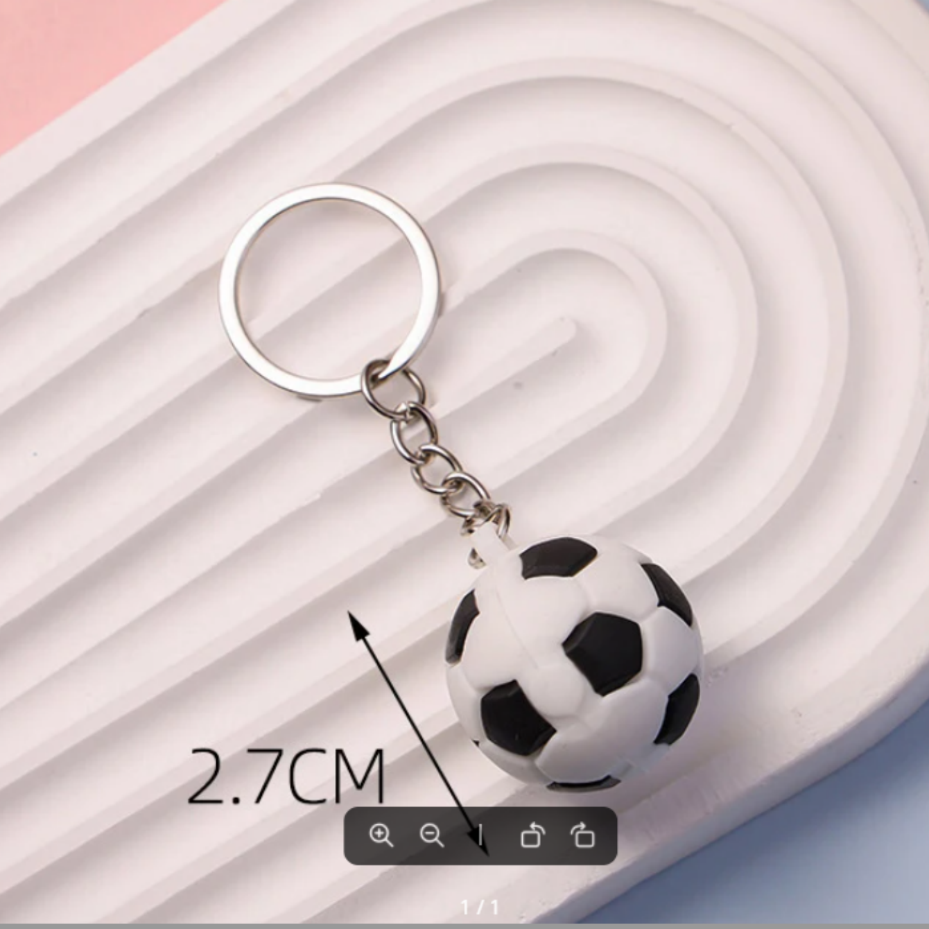 Simulation Football basket-ball volley-ball Tennis Rugby porte-clés PVC Mini porte-clés sac à dos pendentif voiture accessoires: Black