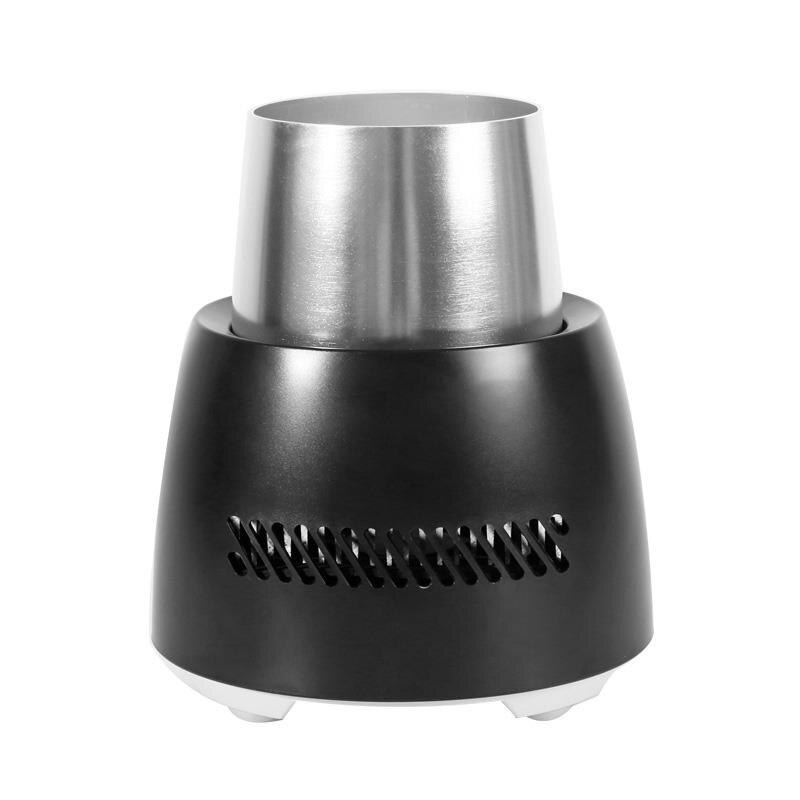Portable Smart Mini Refrigerator Fridge Cup Instant Cooling Cup USB Fridge Cooler Fast Cooling Device Home Car Office: Black and Silver