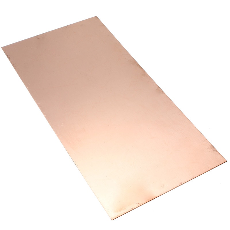 99.9% Pure Copper Sheet Plate Options Guillotine Cut 0.3mmThick Favorable Price