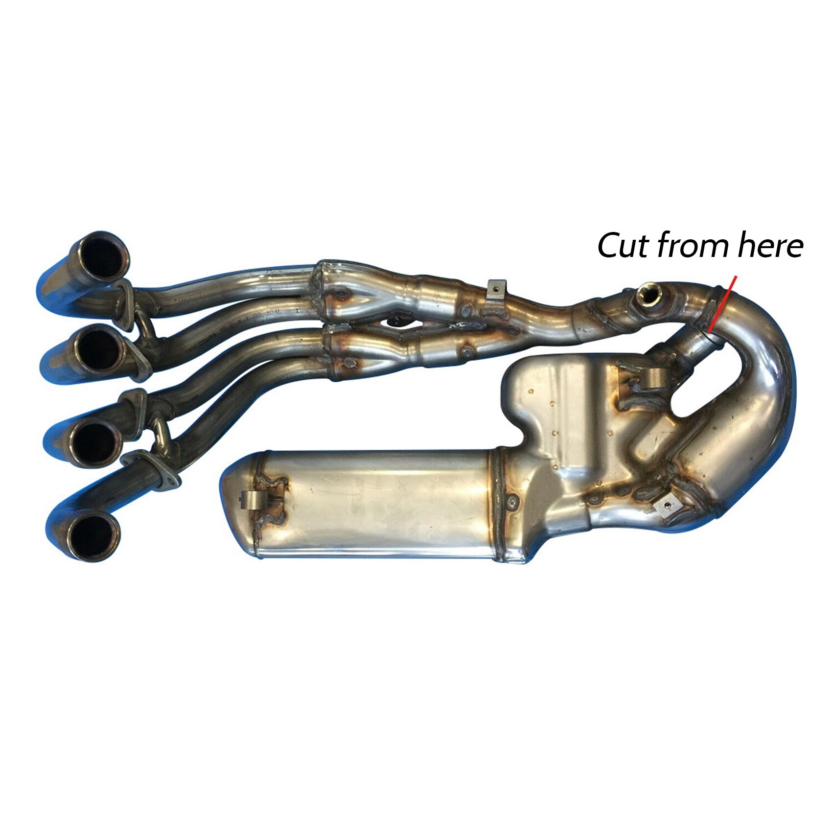 Tuyau d&#39;échappement avec collecteur de catalyseur pour moto Honda Hornet 600, 2007 – , CBR600F, CB600F, Hornet 600