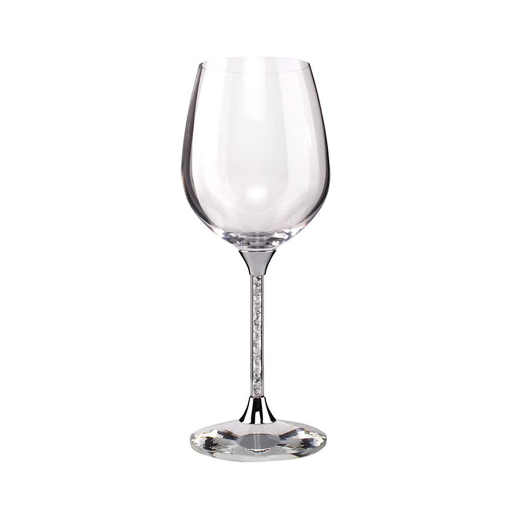 Copa de vino de cristal promocional para boda, cristalería a la para el hogar, novios, vasos de tostado, decoración para mesa de pastel de: OH16001