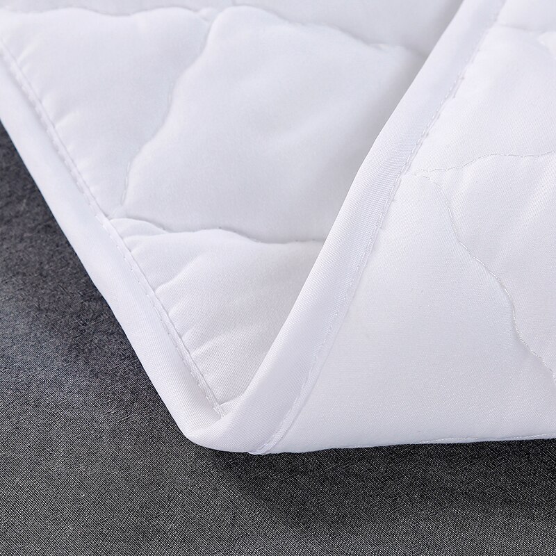 Skridsikker madras top fire hjørne elastisk bælte fix anti dirty madras beskytter hvid quiltet madras betræk til hotel