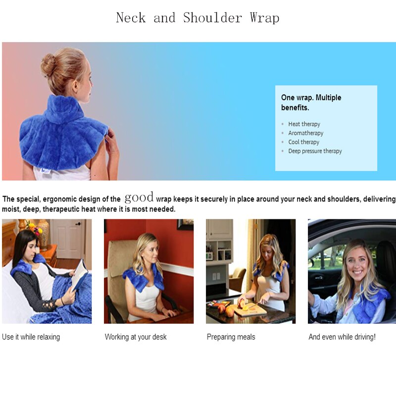 Verwarmde Microwaveable Nek En Schouder Wrap Shawl /Koud Diep Doordringende Kruiden Schouder Kussen Chinese